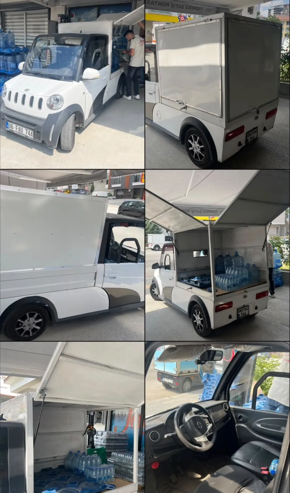 EK OTOPOWER dan 10kW NMC L7 Mikro Elektrikli Kamyonet %20KDVli