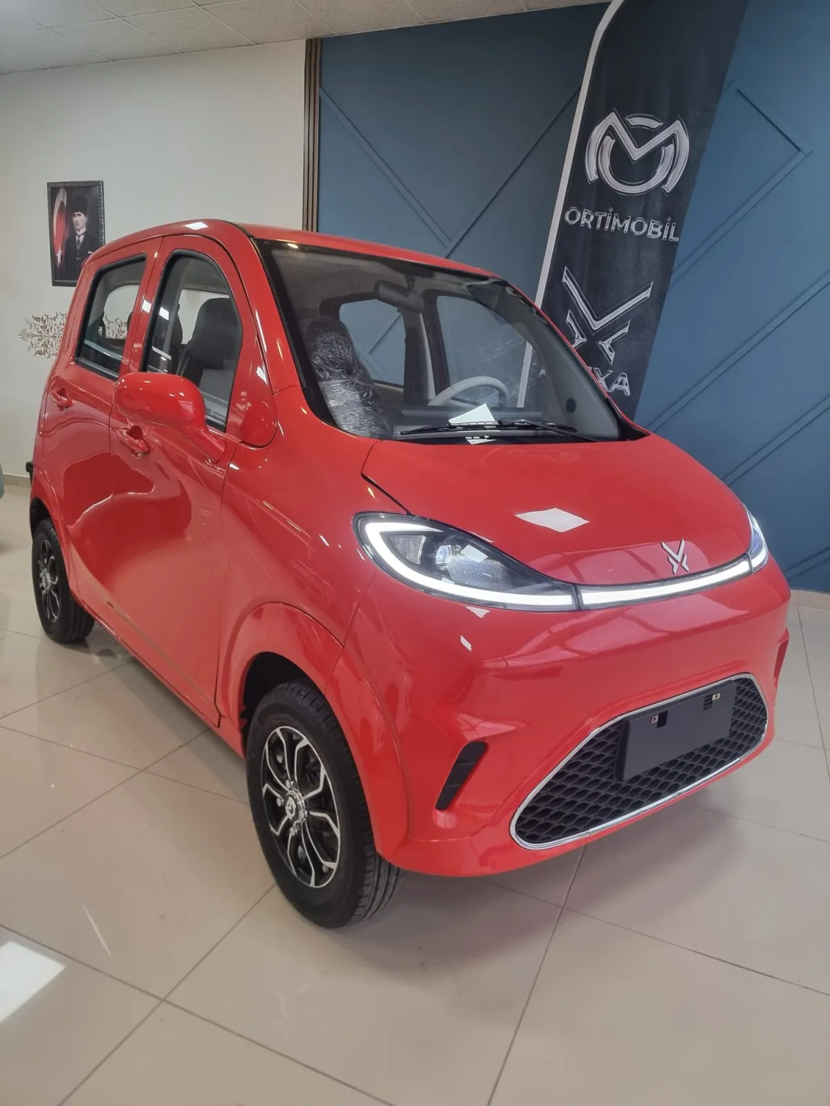 EK OTOPOWER dan KIRMIZI Orti Alexa 100Km Menzil Klimalı |4KAPI |4KİŞİLİK |L7 |16 YAŞ UYGUN
