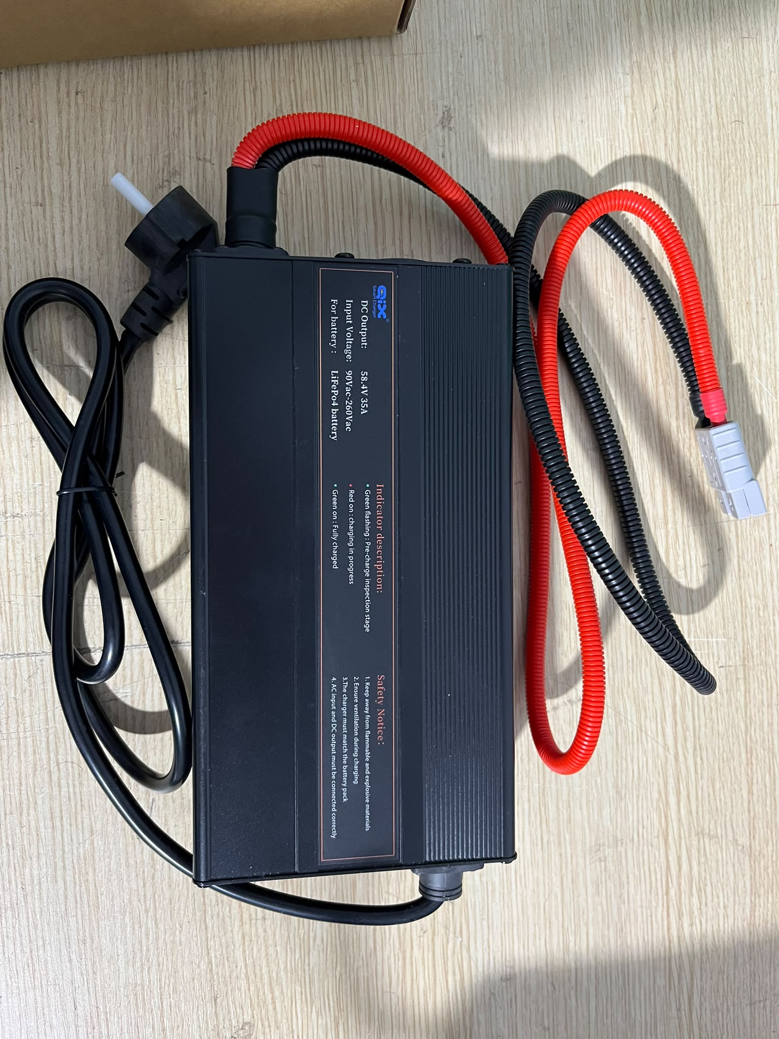 Smart Charger 58.4V 35A Sarj Aleti / Sıfır / Kutulu /Metal